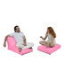 Atelier Del Sofa Pouf Sofá Cama Exterior Rosa Impermeable 180cm Largo